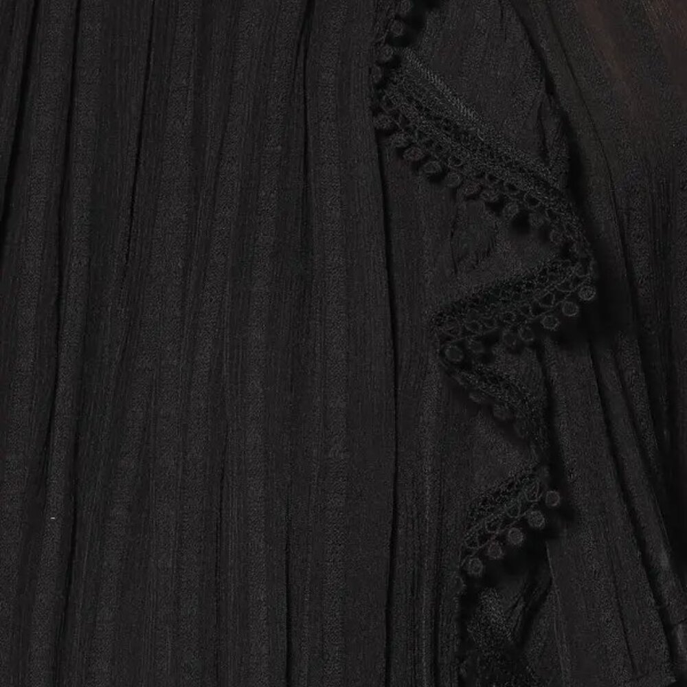 Etoile Isabel Marant NEW Black Long Sleeve Justine Maxi Dress S US ITEM - Picture 3 of 4